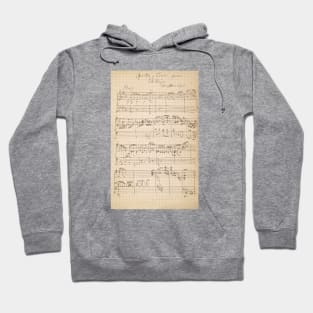 Granados | Original handwritten score by Enrique Granados Hoodie